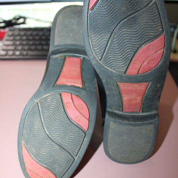 EQUISTAR Girl's All-Weather Synthetic Zip Paddock Boots - Picture 5 of 7